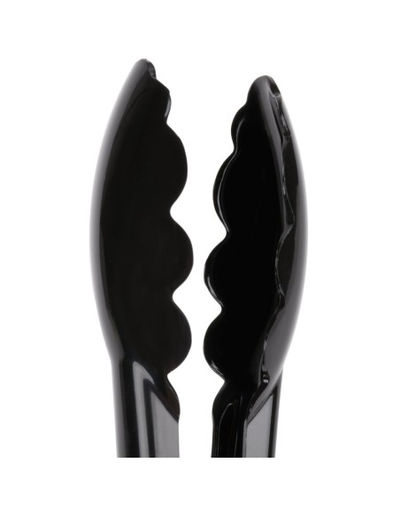 6&quot Catering Buffet Tongs Black Polycarbonate| Stalwart DA-UTITONG6