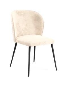 Velvet Dining Chair Beige (Pack of 4) | Stalwart DA-WW166BEIGEVELVET