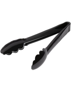 9&quot Catering Buffet Tongs Black Polycarbonate| Stalwart DA-UTITONG9 2