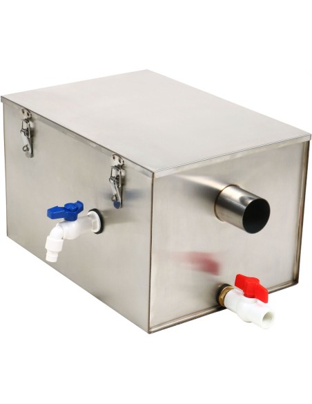 Grease trap Fat separator Stainless steel 85 litres | Stalwart DA-GTB85L