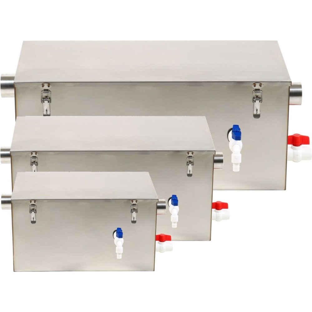 Grease trap Fat separator Stainless steel 85 litres | Stalwart DA-GTB85L