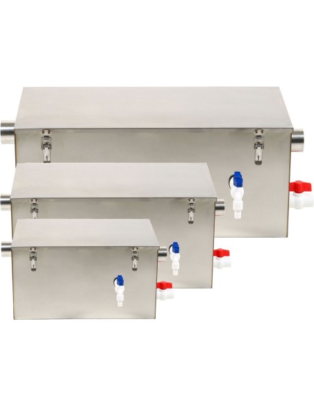 Grease trap Fat separator Stainless steel 85 litres | Stalwart DA-GTB85L