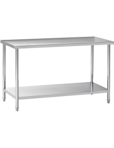 Professional Work table Stainless steel Undershelf 2000x700x900mm | Stalwart DA-W218E70200