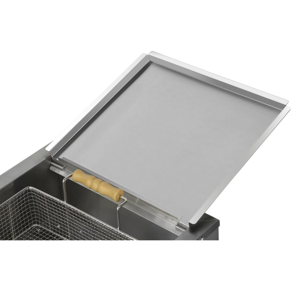 Commercial Fryer Single Electric 13 litre 3.9kW Countertop Drainage tap | Stalwart DA-EF13L