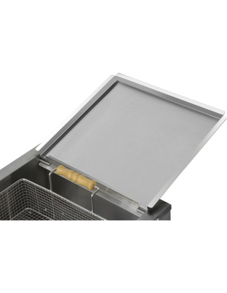Commercial Fryer Single Electric 13 litre 3.9kW Countertop Drainage tap | Stalwart DA-EF13L