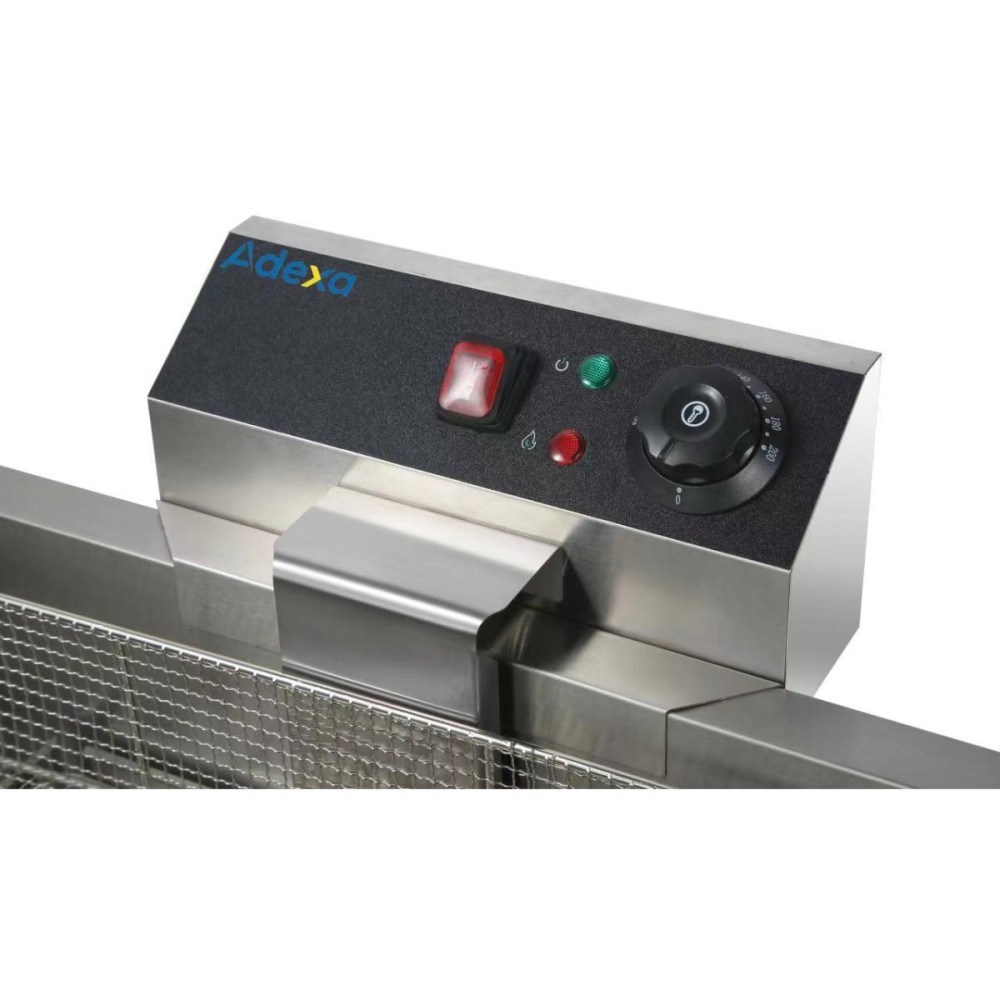 Commercial Fryer Single Electric 13 litre 3.9kW Countertop Drainage tap | Stalwart DA-EF13L