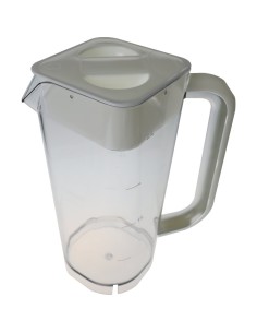 2 Litre Clear Water Pitcher with Lid | Stalwart DA-SQ2L