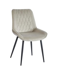 4pcs Side Dining Chair Velvet seat Beige | Stalwart DA-WW198BEIGE
