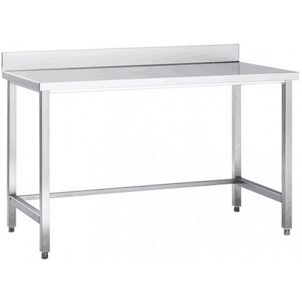Professional Work table Stainless steel No bottom shelf Upstand 1500x600x965mm | DA-DW6150