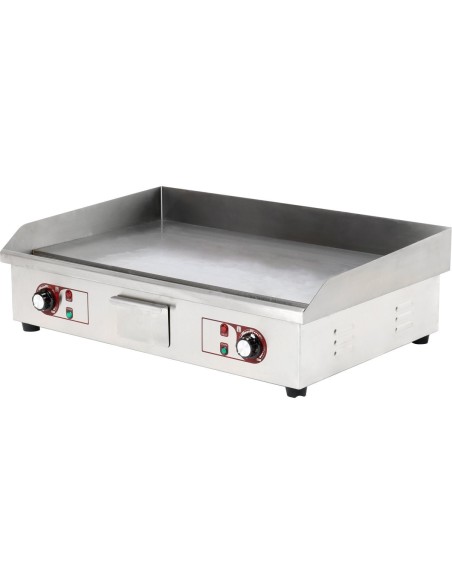 Commercial Griddle Smooth 728x393mm 2 zones 4.4kW Electric | DA-WHEG820AF