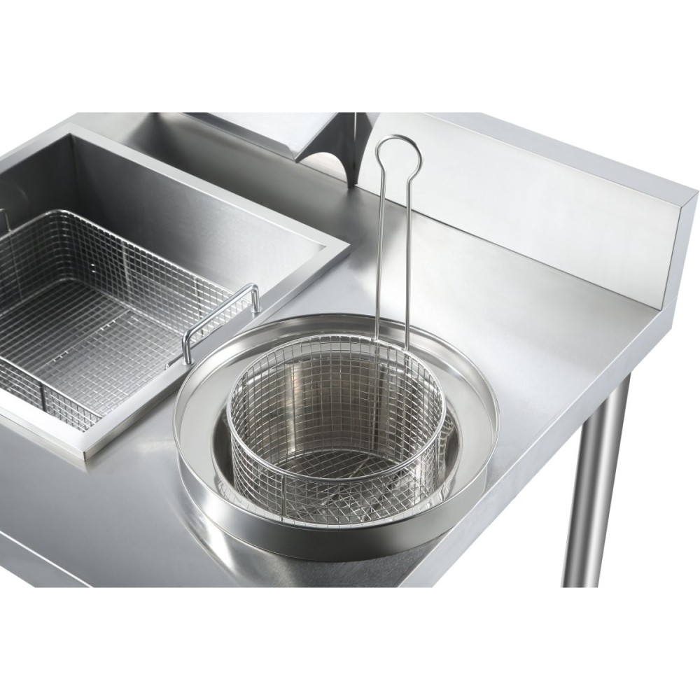 Professional Stainless Steel Breading Table with Upstand | DA-HBT1000