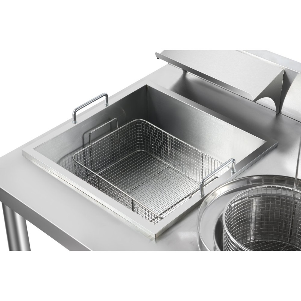 Professional Stainless Steel Breading Table with Upstand | DA-HBT1000