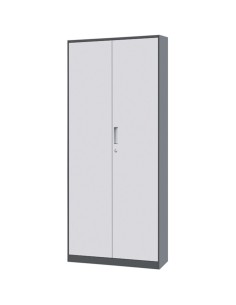 Commercial Grey Steel Cabinet 2 Doors 900x400x1850mm | Stalwart DA-MYSC07