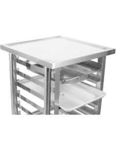 Commercial Equipment Stand with 6 Tier Tray Rack GN1/1 Marine Edges 1000x600x600mm | Stalwart DA-WHMTR60100 2