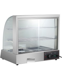 Commercial Hot Display Case Pie Warmer Countertop | Stalwart DA-HW3PS 2