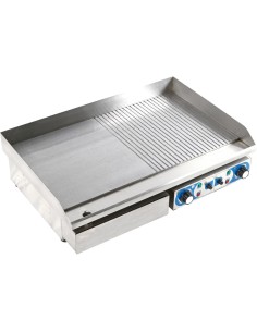 Commercial Giant Griddle Half Ribbed 728x393mm 2  Zones 4.4kW Electric | WHEG820AFR 2