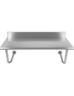 Professional Wall Mounted Work table Stainless steel 1600x700x900mm | Stalwart DA-WMTB70160 2