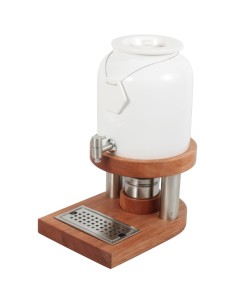 Commercial Hot and Cold Beverage Dispenser 10 litres Wooden Base | Stalwart DA-YDCMTW 2