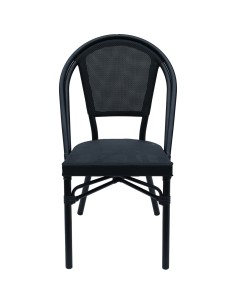 Bistro Teslin Chair Aluminium Black | Stalwart DA-ZF3006CBLACK 2