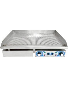 Commercial Griddle Ribbed 728x393mm 2 zones 4.4kW Electric | DA-WHEG820AR 2