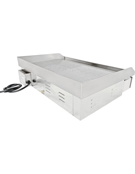 Commercial Griddle Ribbed 728x393mm 2 zones 4.4kW Electric | DA-WHEG820AR