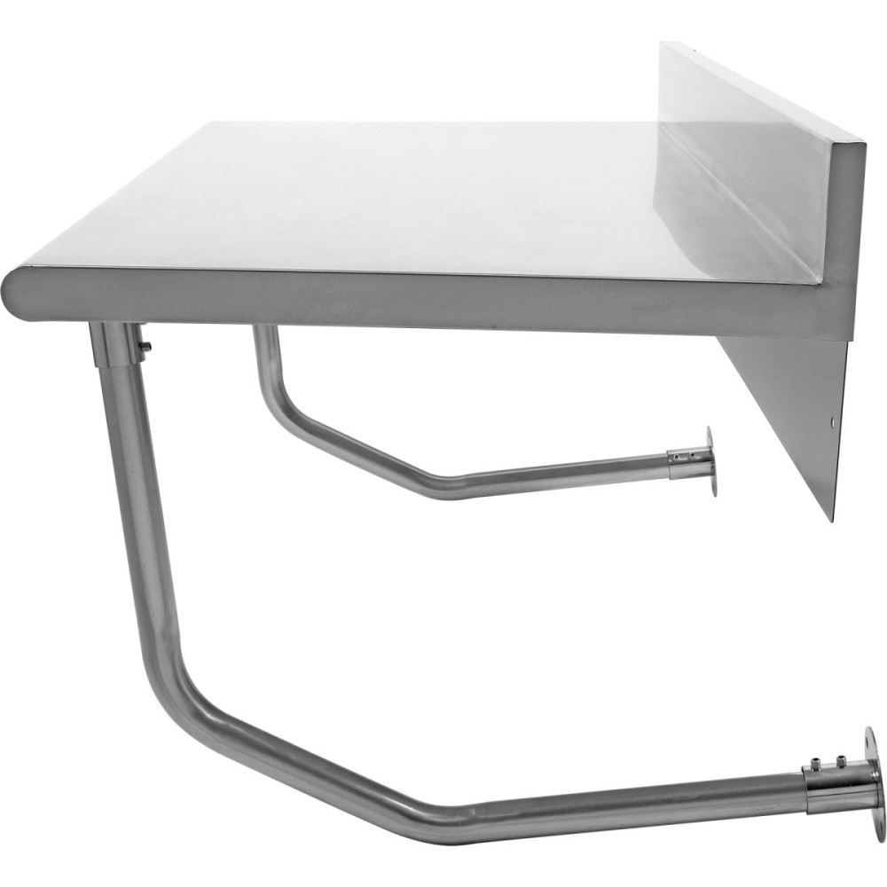 Professional Wall Mounted Work table Stainless steel 1800x600x900mm | Stalwart DA-WMTB60180
