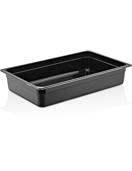 Polypropylene Gastronorm Pan GN1/1 Depth 150mm Black | Stalwart DA-GNPP11150B