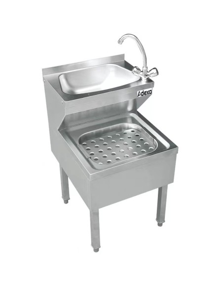 Janitorial Sink & Basin Stainless steel Depth 600mm | Stalwart DA-YLH56K