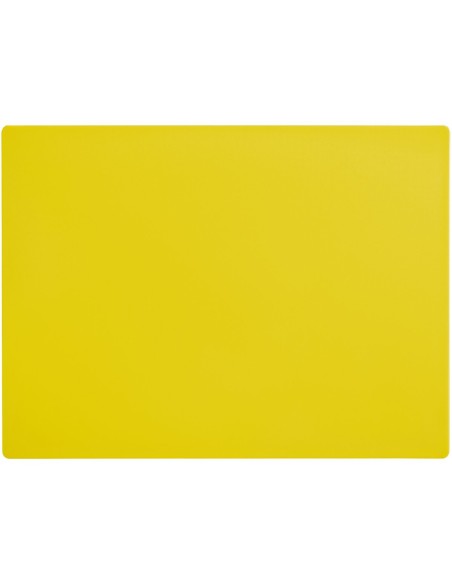 500mm x 350mm Commercial Cutting Board in Yellow 10mm | Stalwart DA-LK35501TYE