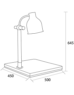 Single lamp Carving station 500x450x645mm | DA-A65100601 2