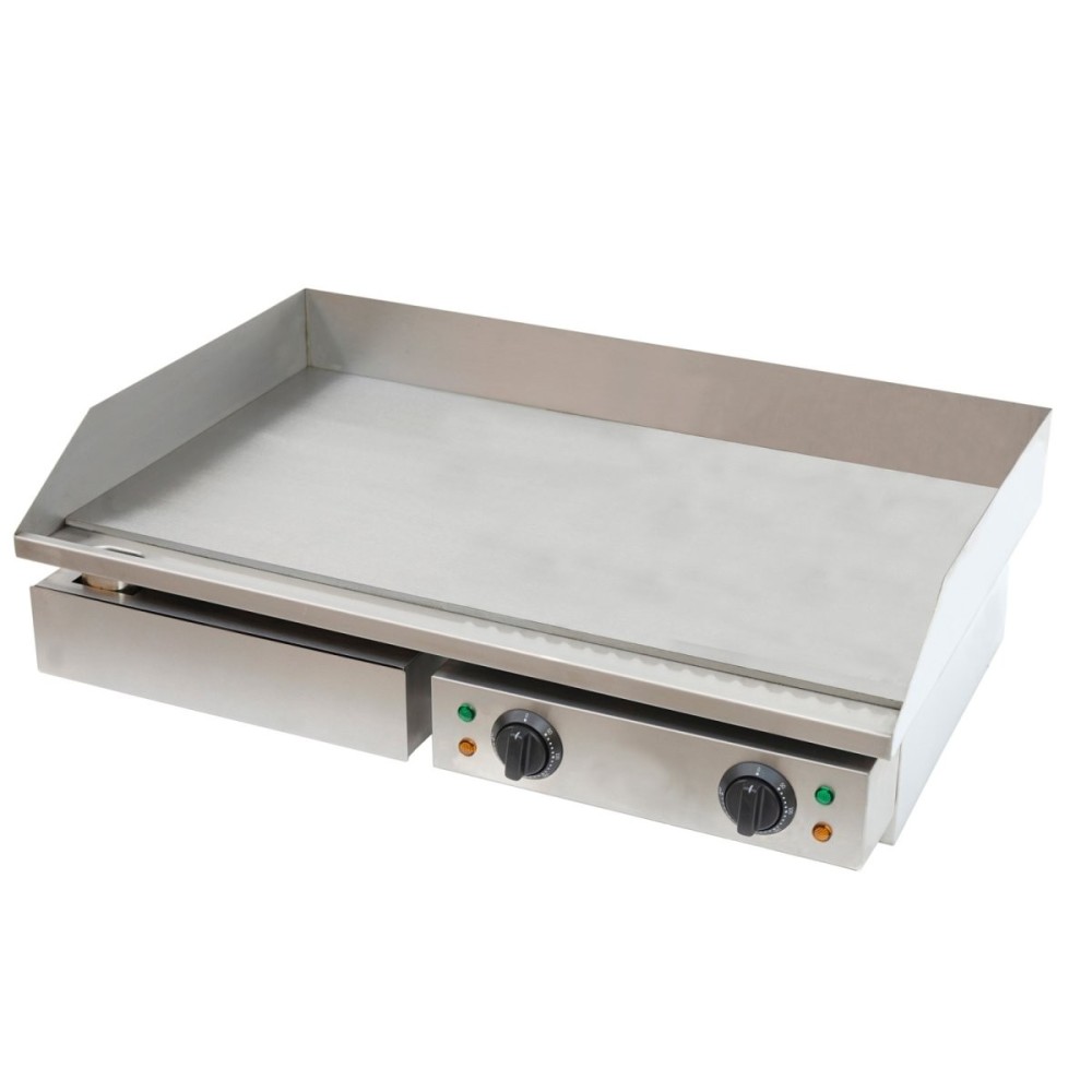 Commercial Griddle Smooth 730x500x230mm 4.4kW Electric |DA-FT820