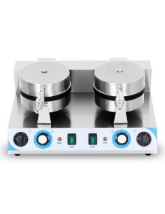 Commercial Premium Waffle maker Double Round | Stalwart DA-MARWF2 2