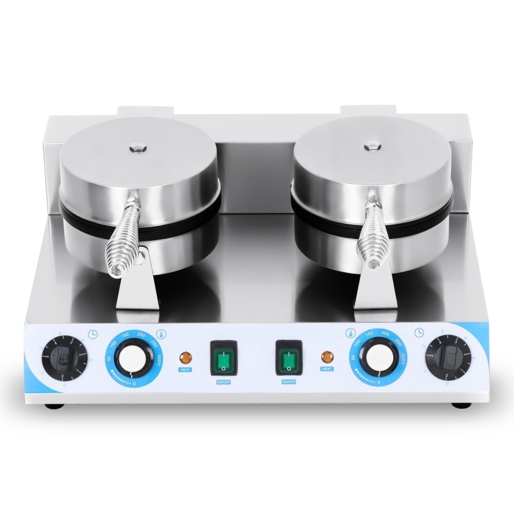 Commercial Premium Waffle maker Double Round | Stalwart DA-MARWF2