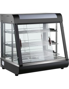 Commercial Heated showcase food warmer 660mm Width Countertop | Stalwart DA-HW601