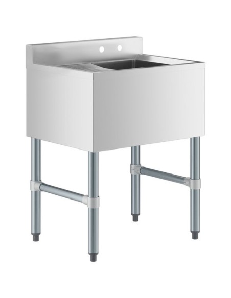 Commercial Sink Stainless steel 1 Bowl Left side Drain board | Stalwart DA-BS1T24L