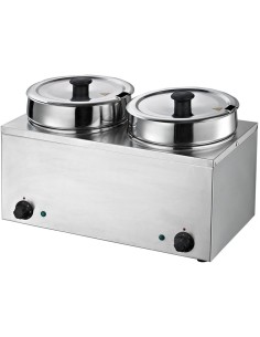 Bain Marie 2 Hot pots 2x6.5 litres | Stalwart DA-BMP72