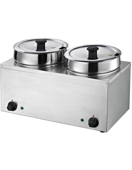Bain Marie 2 Hot pots 2x6.5 litres | Stalwart DA-BMP72