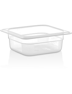 Polypropylene Gastronorm Pan GN1/6 Depth 65mm Clear 0.75 litres | Stalwart DA-GNPP1665