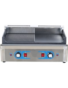 Professional Grill Electric 1 zone 2.3kW Smooth/Ribbed Cast iron top | Stalwart DA-GP5530EGW 2