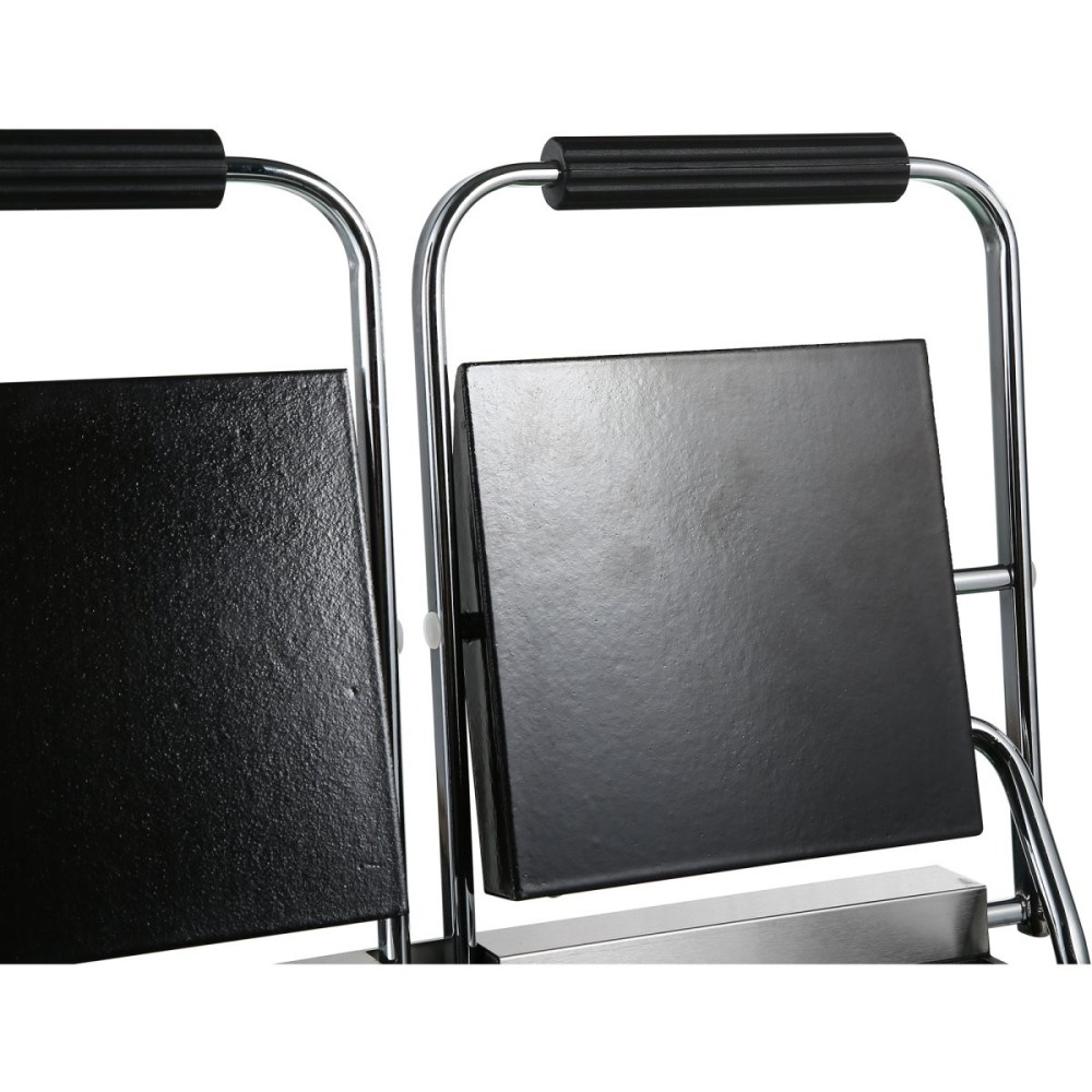 Heavy Duty Twin Panini Contact grill Smooth 3.6kW Dual Zone | Stalwart DA-HEG813B