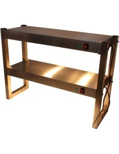 Commercial Quartz Lamp Heating Gantry 2 tier 900mm | Stalwart DA-FWL092 2
