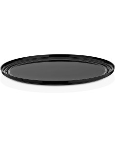Polycarbonate Gastronorm Tray Round Ø350mm Depth 20mm Black | Stalwart DA-GFT14B