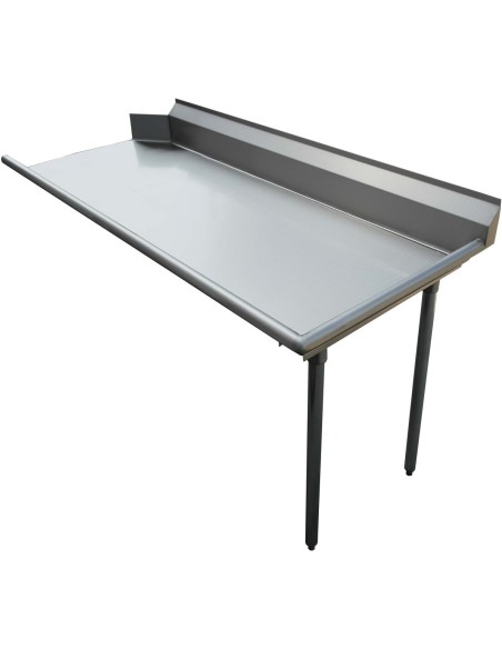 Commercial Stainless steel Pass Through Dishwasher Table Left 1219mm Width | Stalwart CDT48L