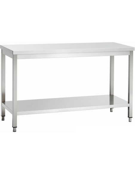 Professional Work table Stainless steel Bottom shelf 1800x600x900mm | Stalwart DA-THATS186