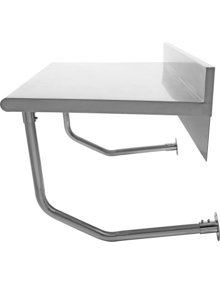 Professional Wall Mounted Work table Stainless steel 2000x700x900mm | Stalwart DA-WMTB70200
