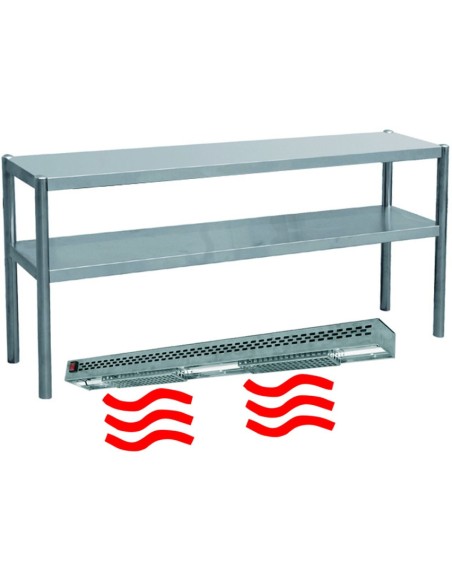 Heated Gantry with Strip heater 2 levels Width 1800mm Height 700mm | DA-THAB2R187-THKBS174