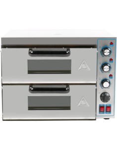 Electric Pizza oven 2 Chambers | Stalwart DA-MLP2ST