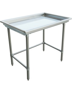 Commercial Stainless Steel Dish Sorting Table 1219mm Width | Stalwart SRT48