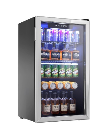 Bottle Cooler Glass door 90 litres Digital Control | Stalwart DA-JC90VELF