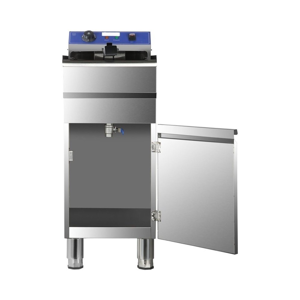 Commercial Fryer Single Electric 16 litre 5kW Free standing | DA-HEF161C
